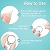 Ottemax Ring Sizers for Loose Rings, 8 Pack 8 Sizes, Ring Size Adjuster, Invisible Ring Guards for Women and Men, Resizer with Polishing Cloth，Fits Bands Width to 1-8mm