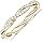 PAVOI 14K Gold Plated Cubic Zirconia Twisted Rope Eternity Band for Women